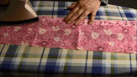 18-inch Doll Skirt Tutorial - Press border