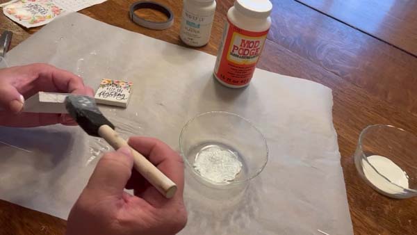 Dollar Store Mini Magnets 23 Mod Podge Sides