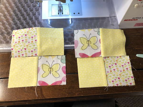 Double Four Patch Block Arranging Four patches