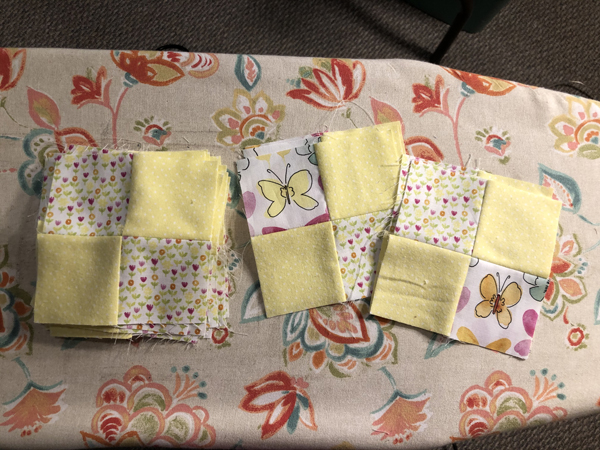 Double Four Patch Block Finished Four Patches