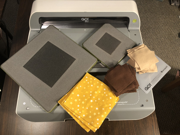 Double Four Patch Quilt Fabrics and Dies