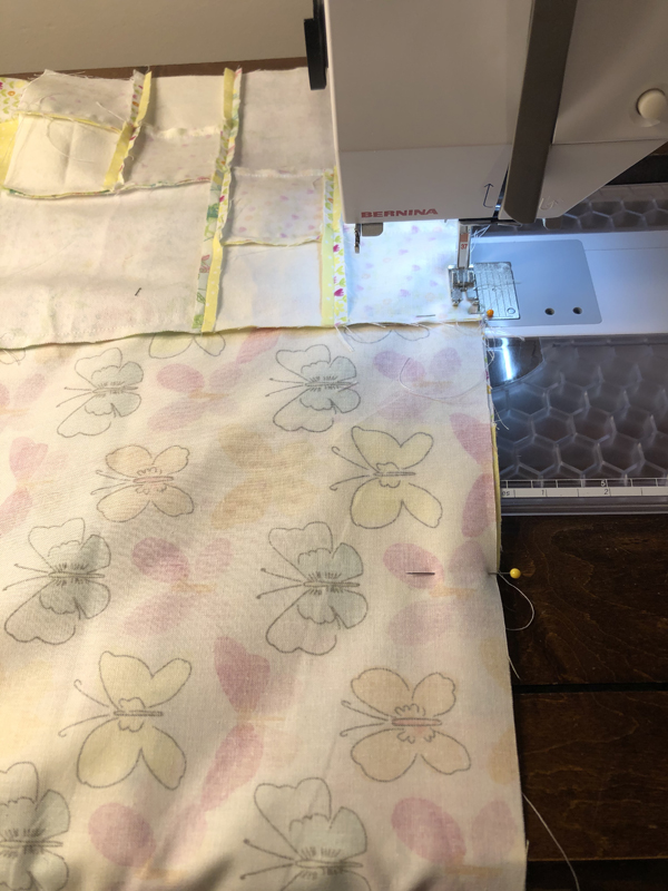 Double Four Patch Quilt Sew Rows Together