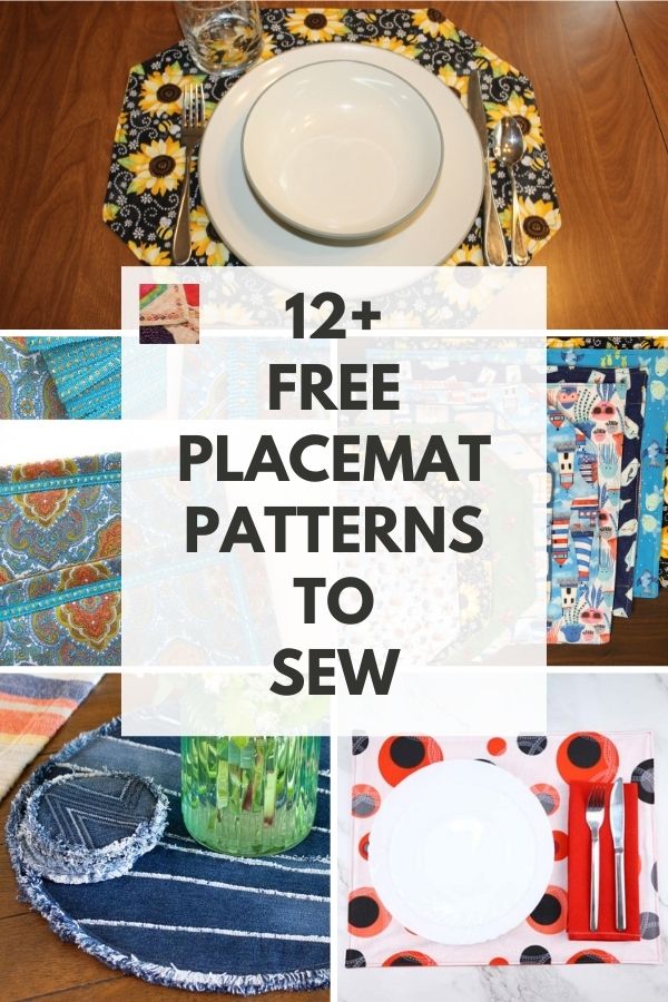 Over a Dozen Placemat Patterns to Sew