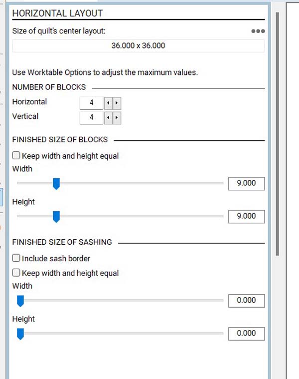 EQ8 Layout Options