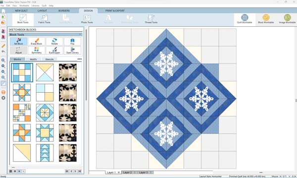 EQ8 Screenshot with Quilt