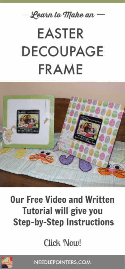 Easter Decoupage Frame Tutorial