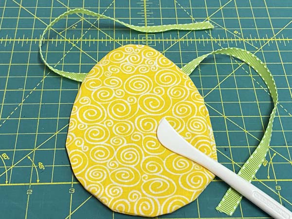 Easter Egg Garland 12 Turned egg