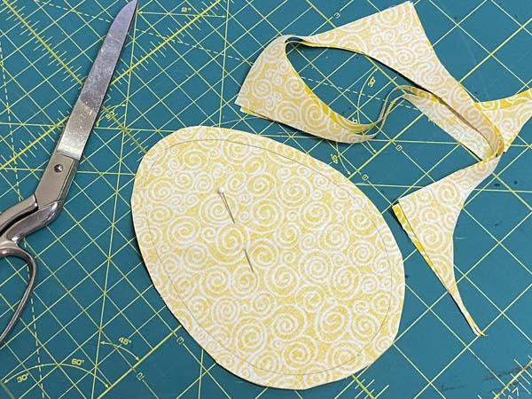 Easter Egg Garland 5 Cut out egg