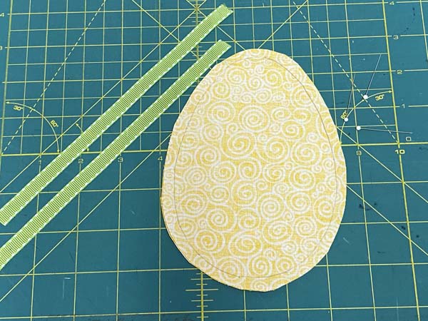 Easter Egg Garland 6 Ribbons