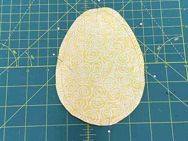 Easter Egg Garland 9 Egg Layers Pinned Together