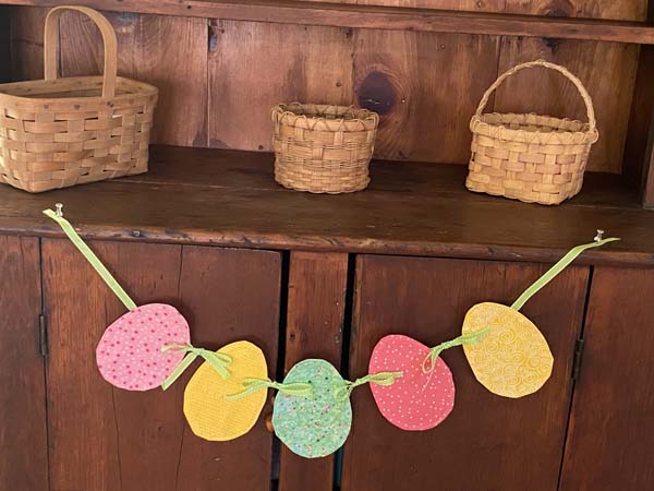 DIY Easter Egg Garland Finished