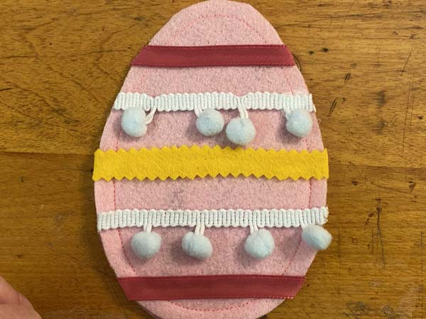 Easter Gift Card Holder Finished