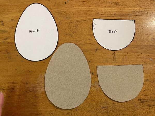 Easter Gift Card Holder Templates Cut Out