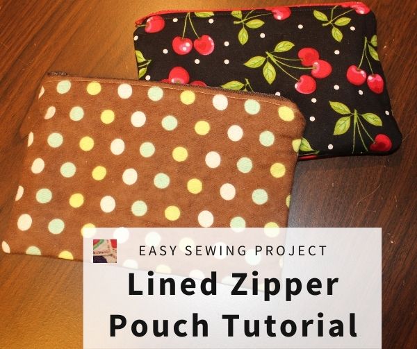 Easy Zipper Pouch with Lining: Beginner-Friendly Tutorial