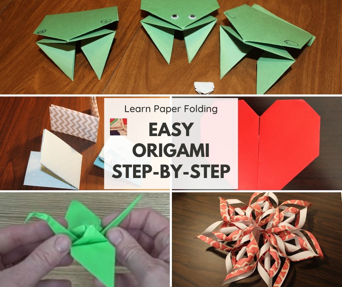 Easy Origami StepByStep Instructions to Make Basic Origami Figures