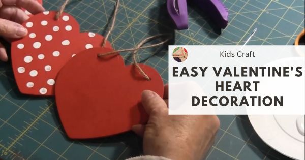 Valentine's Heart Decoration - Wood Heart or Foam Heart