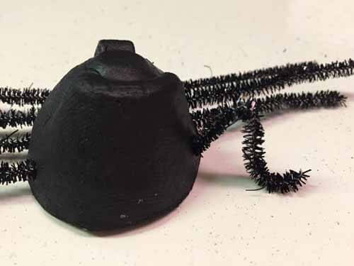 Egg Carton Spiders - Add legs
