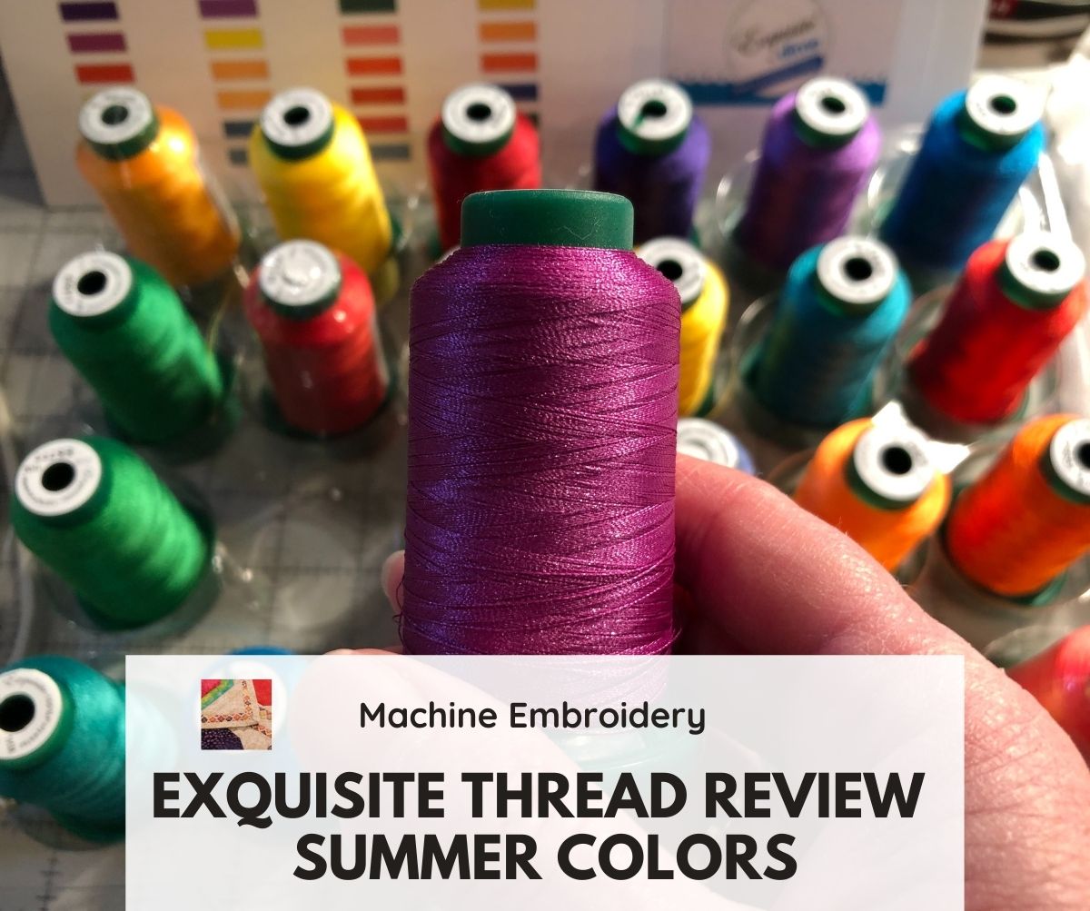 DIME Exquisite Polyester Machine Embroidery Thread Summer Sizzle Thread