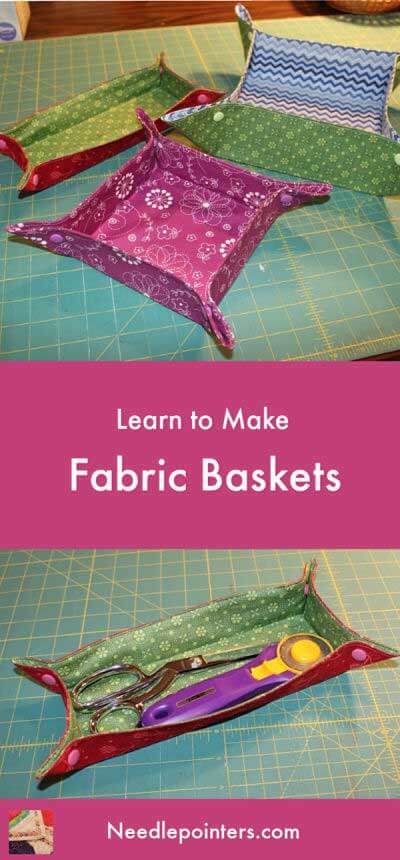 Fabric Basket Tutorial - Pin
