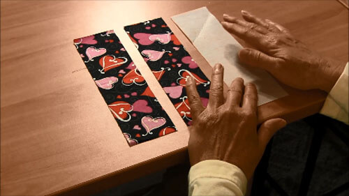 Fabric Bookmark Tutorial - Cut Fabric