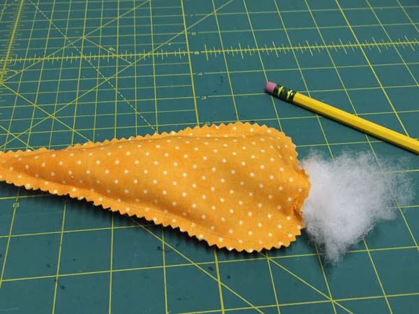Fabric Carrot Stuff