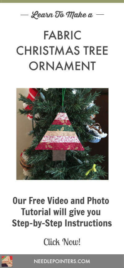 Fabric Christmas Tree Ornament