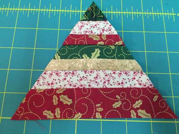 Quilty Habit: Fabric Scrap Christmas Tree: A Tutorial