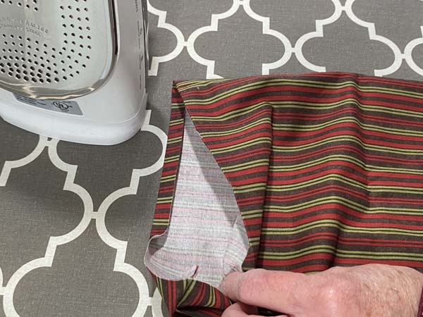 Fabric Gift Bag 8 Fold Under Top Edge