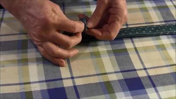 Fabric Lanyard Fold Under Raw Edge