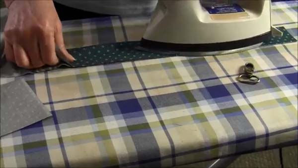 Fabric Lanyard Iron Fabric In Half Lengthwise