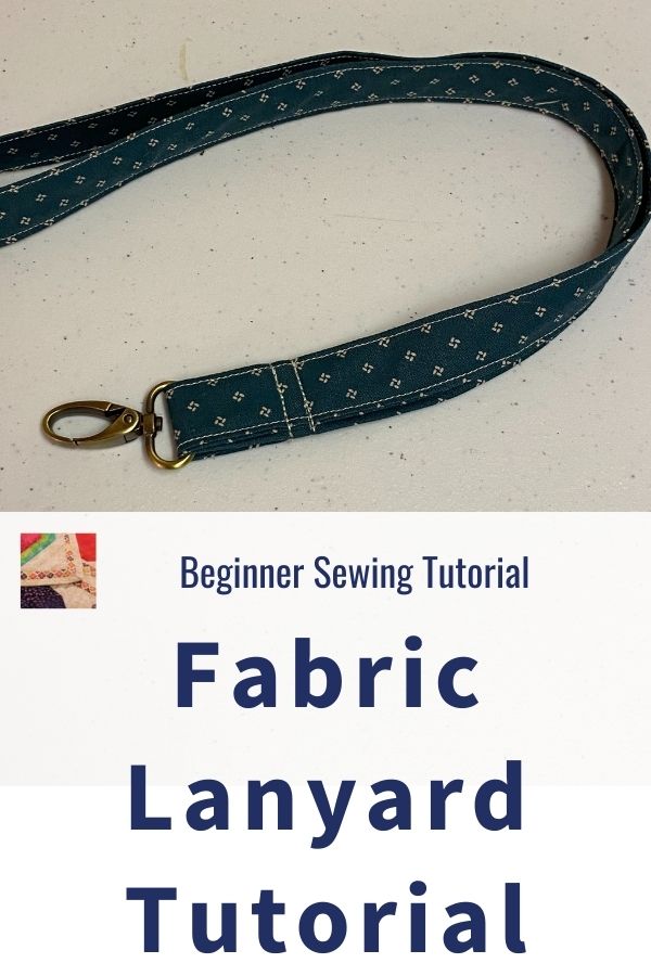 Fabric Lanyard and Badge Holder DIY Free Sewing Pattern
