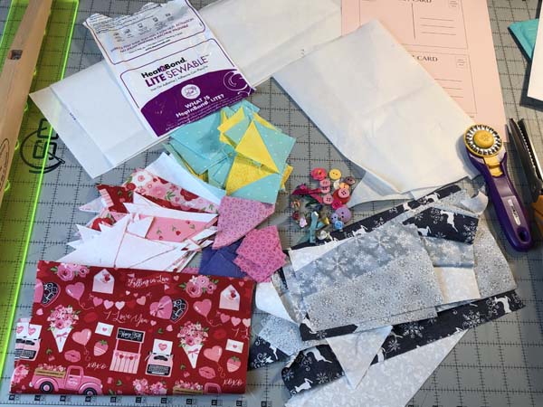 Fabric Postcard 1 Supplies