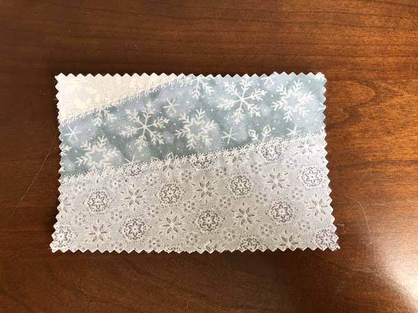 Fabric Postcard 19 More Winter