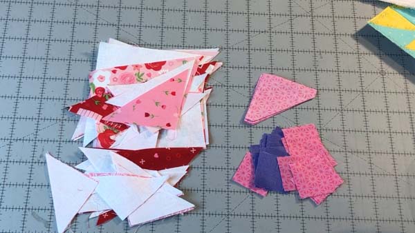 Fabric Postcards Cut Fabric Scraps