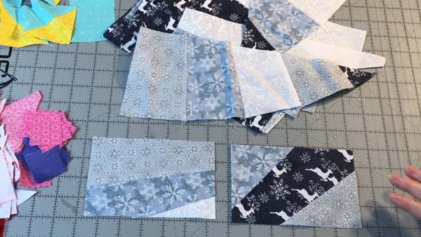 Fabric Postcards Table Runner Scraps