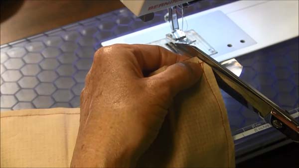 Fabric Sachet Clip Corners