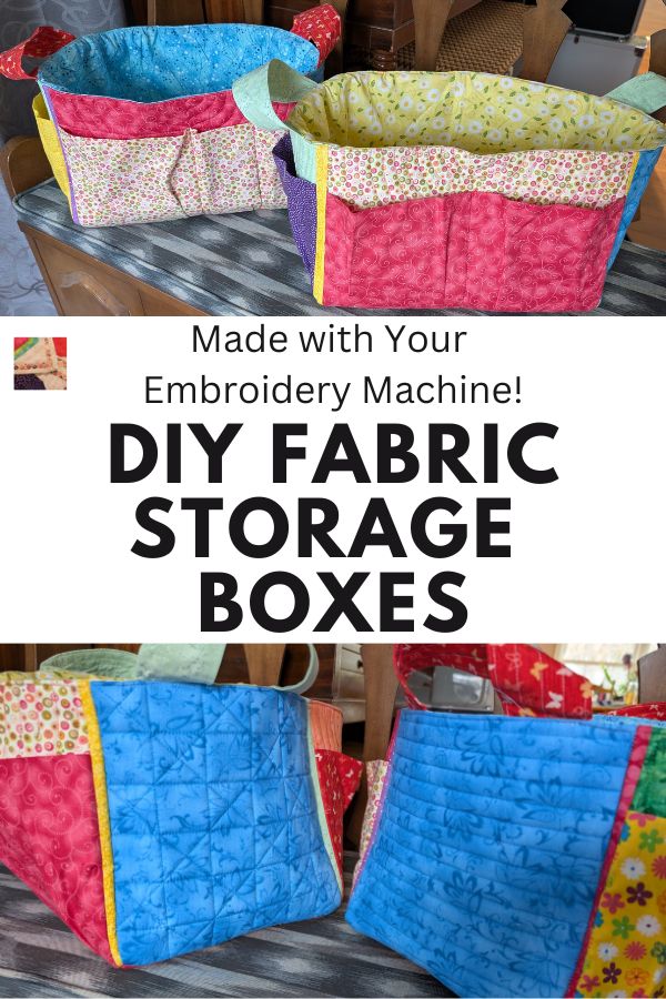 Fabric Storage Boxes - pin