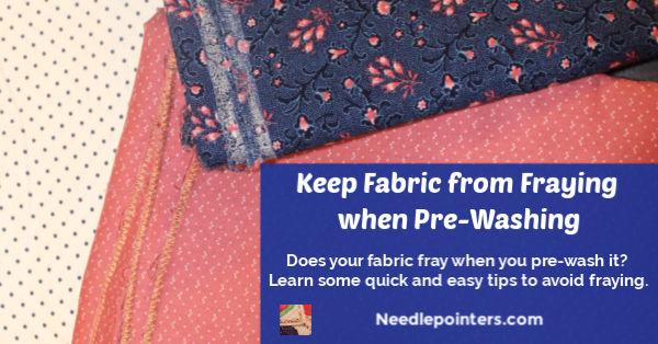 The quickest way to stop embroidery fabric from fraying