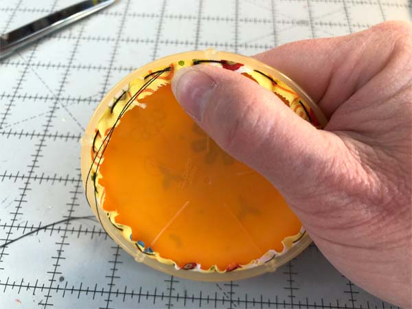 Fabric Yo Yo Finished overlap