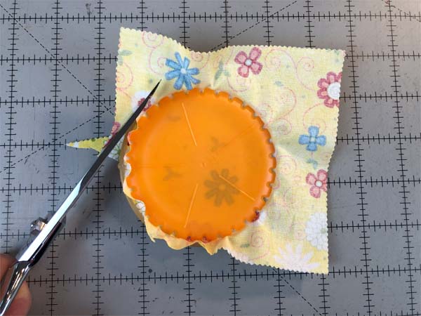 Fabric Yo Yo Trim Around