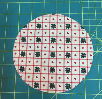 Fabric Mason Jar Topper - Cut Fabric Circle