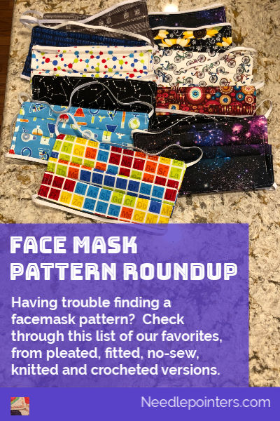 DIY Homemade Face Mask Patterns and Tutorials | Needlepointers.com