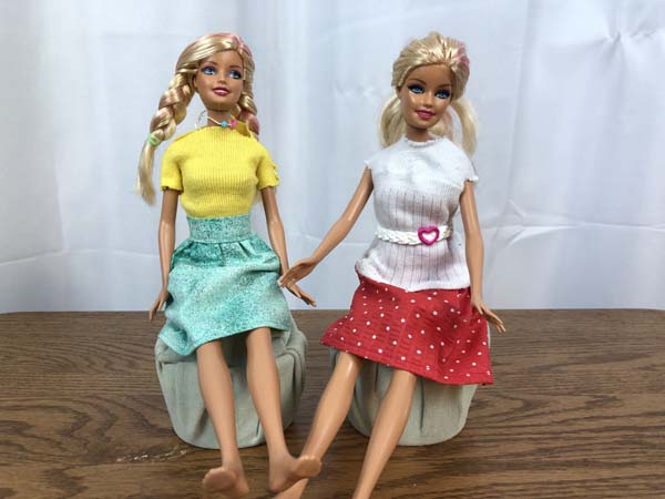 Fashion Doll Chair Two Dolls On Chair