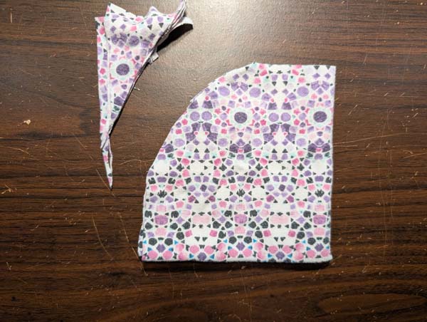 Fashion Doll Dress 5 Corner Cut