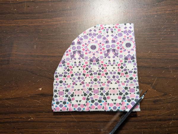 Fashion Doll Dress 6 Clip Folded corner for neck