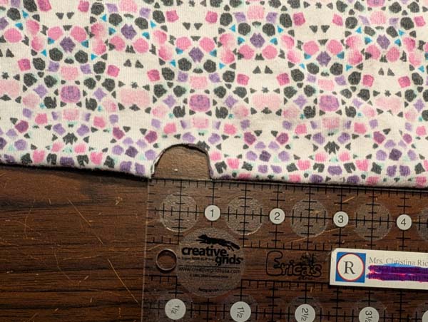 Fashion Doll Dress 8 Curved Hole 1 inch wide