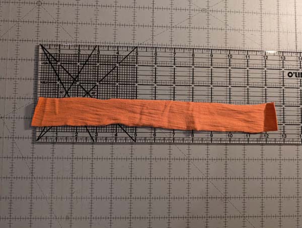 Fashion Doll No Sew Sleeveless Top 1 Fabric Strip