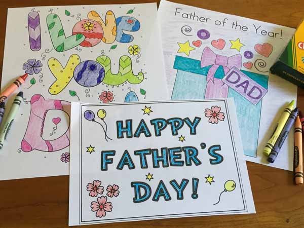 Coloring Pages for Fathers Day