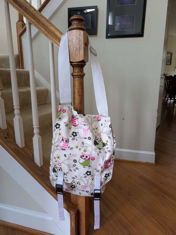 Field Bag Finished Hanging