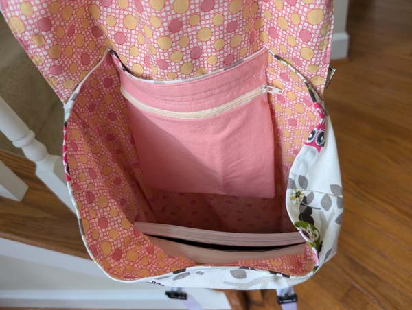 Field Bag Finished Inside pocket